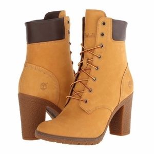 Timberland Glancy 6-Inch Boots- Wheat